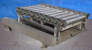 Avery WeighTronix Low Profile Floor Scale with Roller Conveyor Avery WeighTronix 