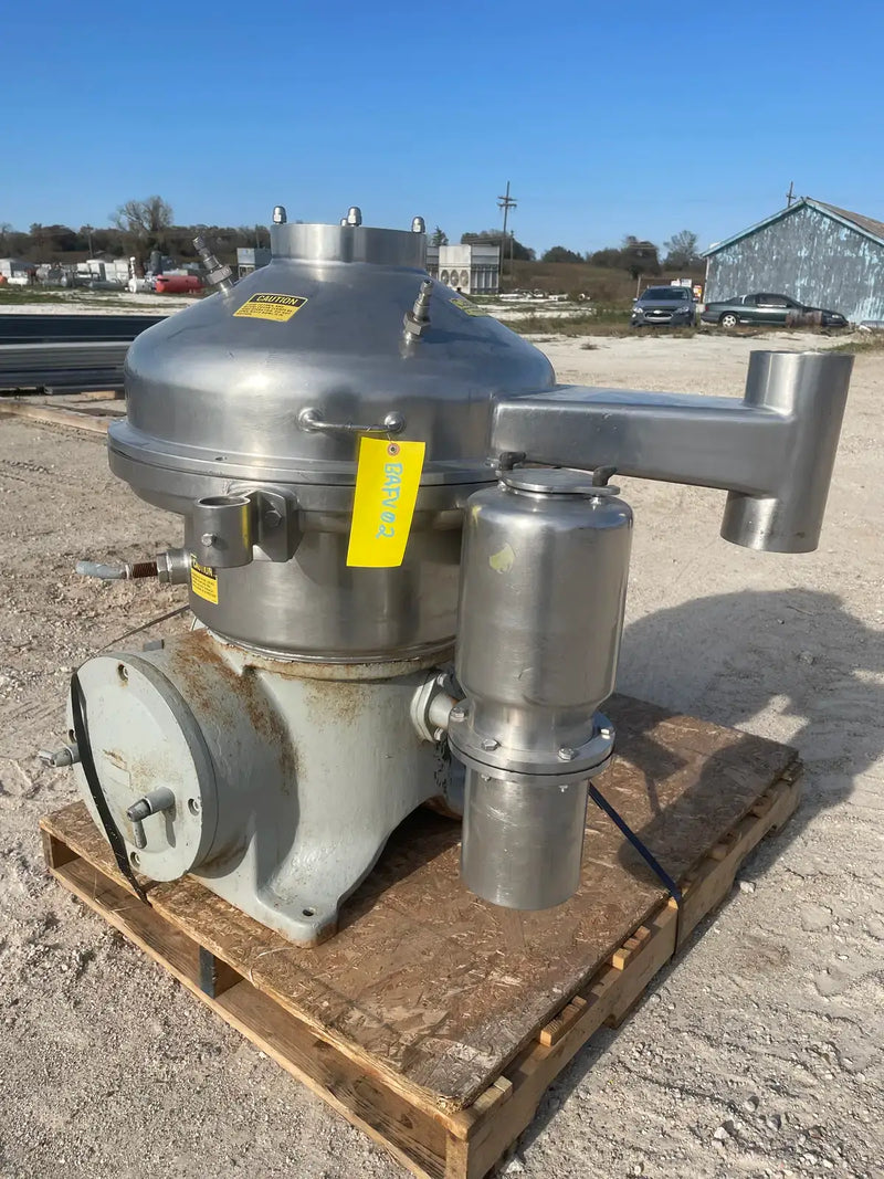 Separador centrífugo de disco Westfalia (6500 RPM)