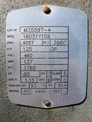 Baldor Motor - 125 HP Baldor 