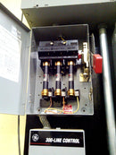 Bank of (15) GE Starters from Ammonia Refrigeration System GE 