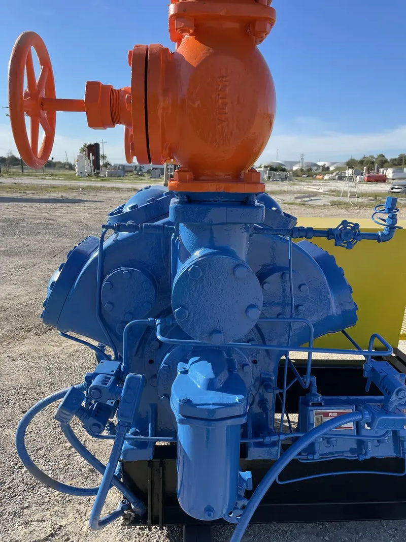 Vilter 448 8-Cylinder Reciprocating Compressor (Belt Driven)