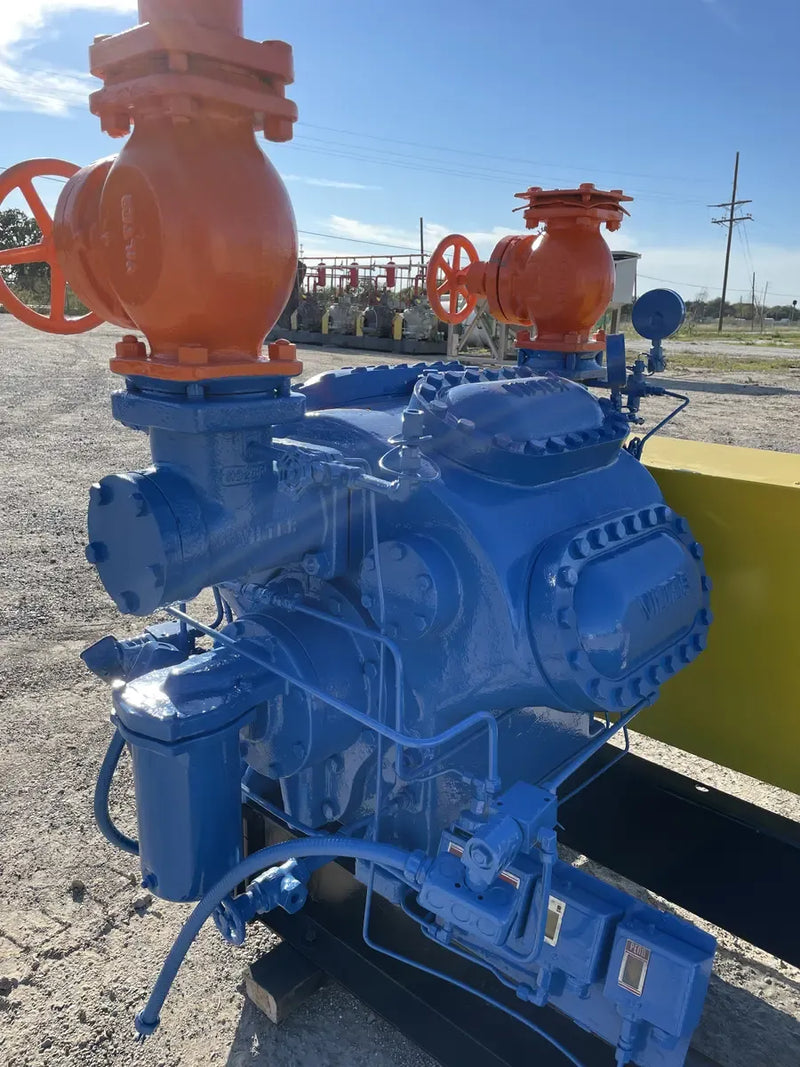 Vilter 448 8-Cylinder Reciprocating Compressor (Belt Driven)