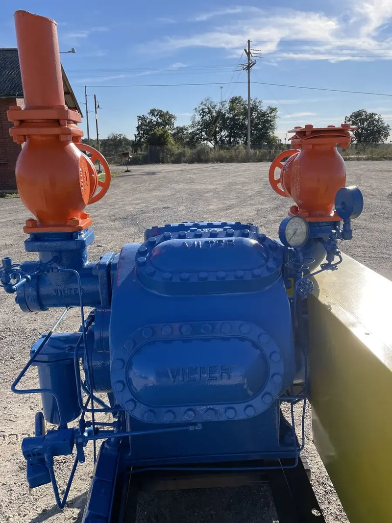Vilter 448 8-Cylinder Reciprocating Compressor (Belt Driven)