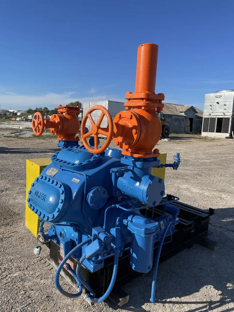 Vilter 448 8-Cylinder Reciprocating Compressor (Belt Driven)