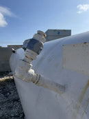 Industrial Service &amp; Fabricators Inc Receptor de amoníaco vertical (65 pulg. X 306 pulg. 4400 galones)