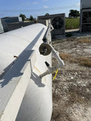 Industrial Service &amp; Fabricators Inc Receptor de amoníaco vertical (65 pulg. X 306 pulg. 4400 galones)