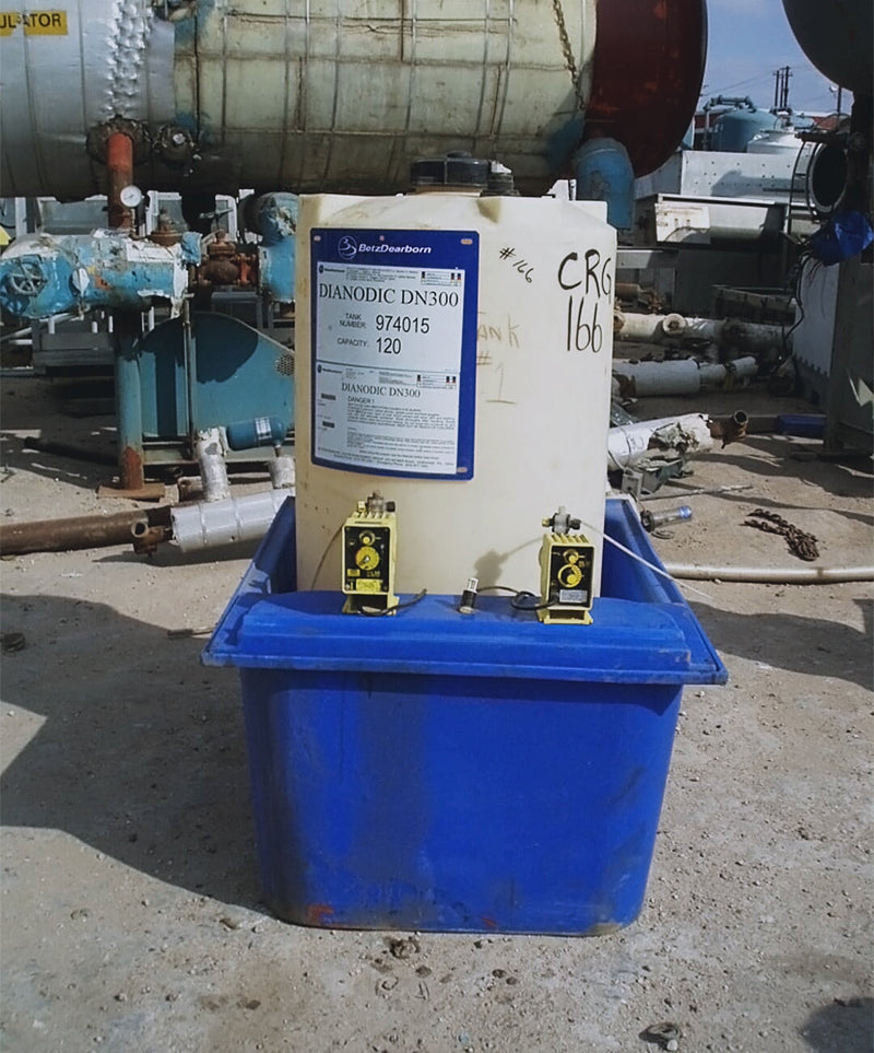Betz-Dearborn Poly Storage Tank with Spill Tub – 120 Gallon Betz - Dearborn 