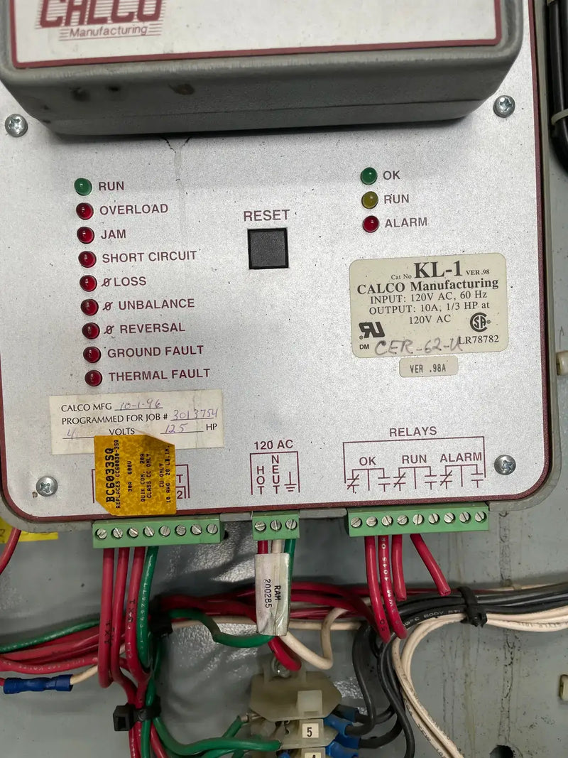 Ram Industries Screw Compressor Motor Starter (125 HP, 460V, 60 Hz)