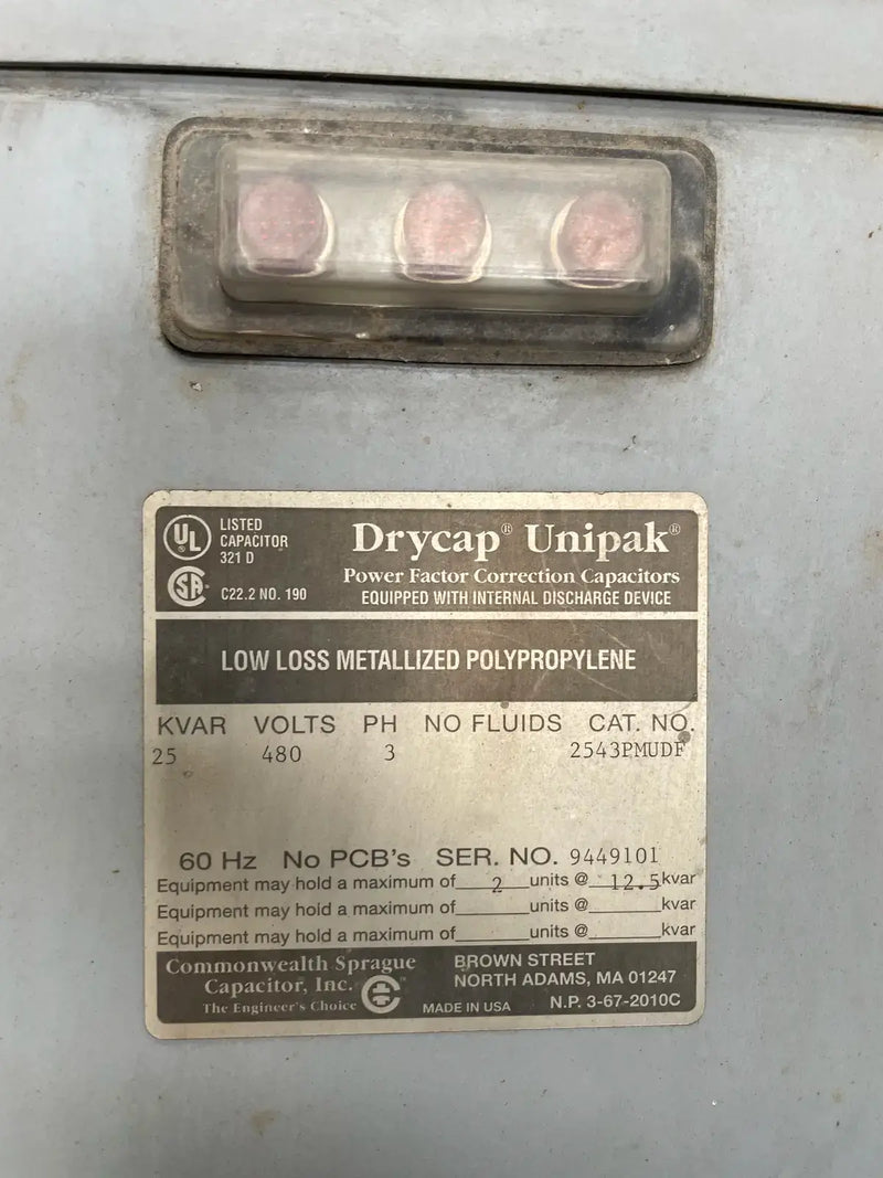 Ram Industries Screw Compressor Motor Starter (125 HP, 460V, 60 Hz)