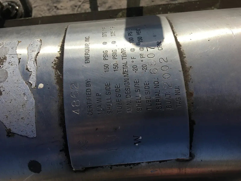 Enerquip  Shell and Tube Heat Exchanger