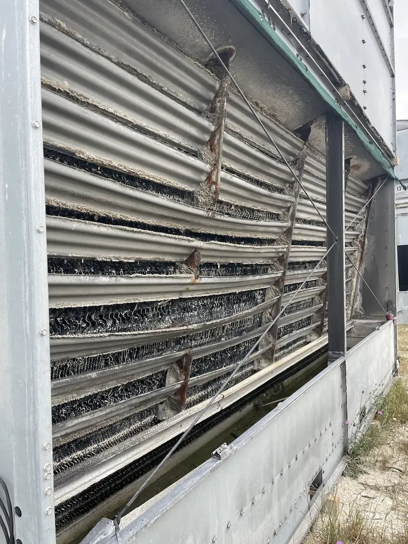 BAC CXV 466 Evaporative Condenser (2360 Package Nominal Tons, 10 HP Motors, 4 Tower Units)