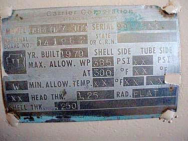 Carrier Water Cooled Condensing Unit - 30 Ton Carrier 