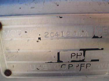 Cherry-Burrell Votator Scraped Surface Heat Exchanger- 4 x 120 Cherry-Burrell 