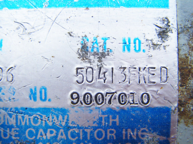 Commonwealth Sprague Capacitor Commonwealth Sprague 