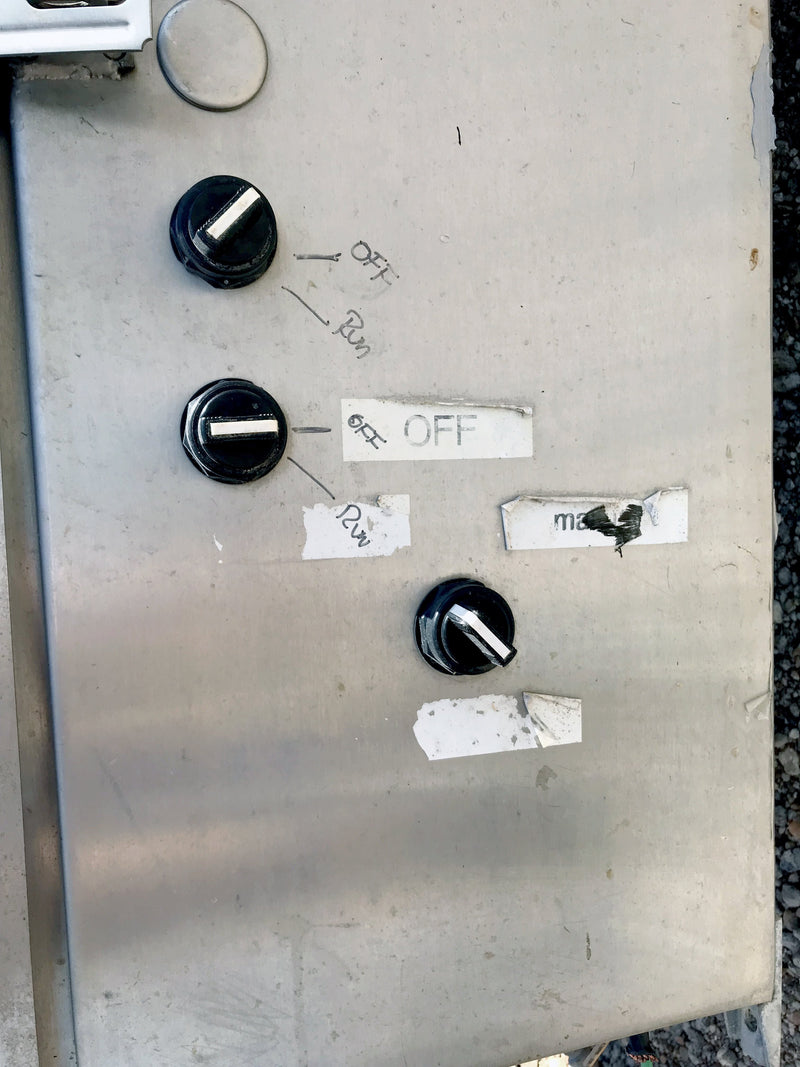 Control Panel for Spiral Freezer Integrated Controls, Inc. 