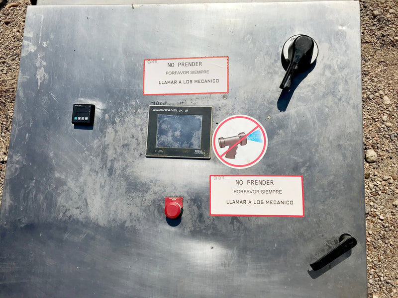 Control Panel for Spiral Freezer Integrated Controls, Inc. 
