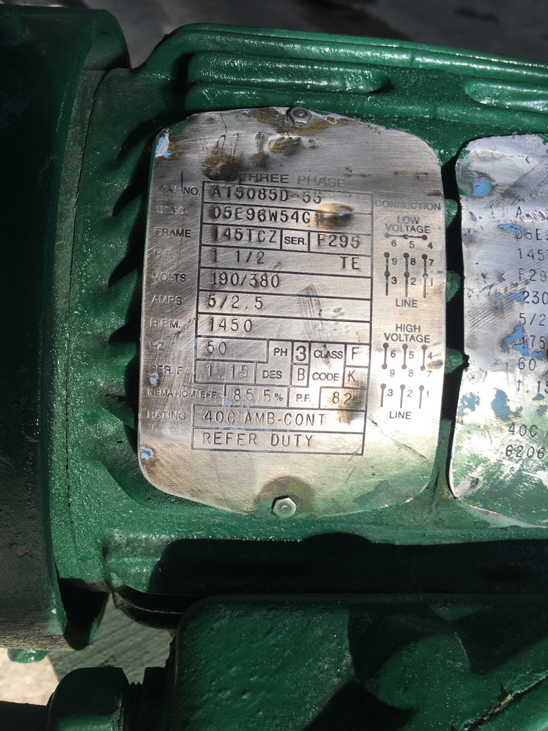 Cornell CLB Series 1.5 CLB 2-4 Centrifugal Pump (1.5 HP, 140 GPM Max) Cornell Pump Co 
