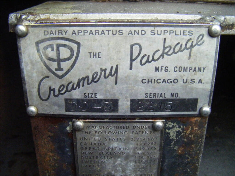 Creamery Package 3 Piston Homogenizer - 2600 PSI Creamery Package 
