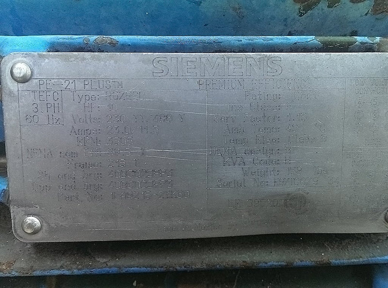 Crepaco Stainless Steel Centrifugal Pump - 10 HP Crepaco 