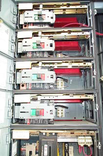 Cutler Hammer 4-Section Motor Control Center Cutler Hammer 