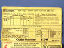 Cutler-Hammer Heavy Duty Safety Switch - 200 Amp Cutler Hammer 
