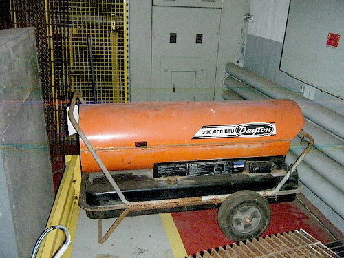 Dayton 350,000 BTU Gas Turbine Heater Dayton 