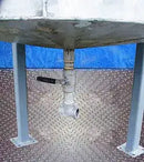 Stainless Steel Single Shell Vertical Tank- 500 Gallon