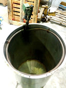 Stainless Steel Cone Bottom Tank - 30 gallons