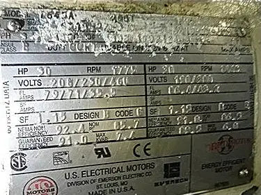 Bomba centrífuga Peerless F1-1240A (30 HP, 900 GPM máx.)