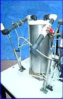 Llenadora de pistón de un galón de acero inoxidable