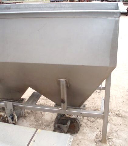 Dual APV Stainless Steel Feeding Hopper Tank and Pumps Crepaco 