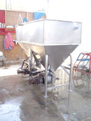 Dual APV Stainless Steel Feeding Hopper Tank with Pumps – 360 Gallons APV 