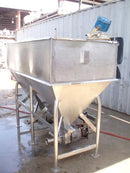 Dual APV Stainless Steel Feeding Hopper Tank with Pumps – 360 Gallons APV 