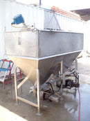 Dual APV Stainless Steel Feeding Hopper Tank with Pumps – 360 Gallons APV 