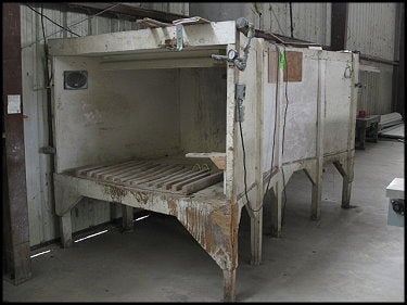 Dual Wooden Paint Spray Booths Not Specified 