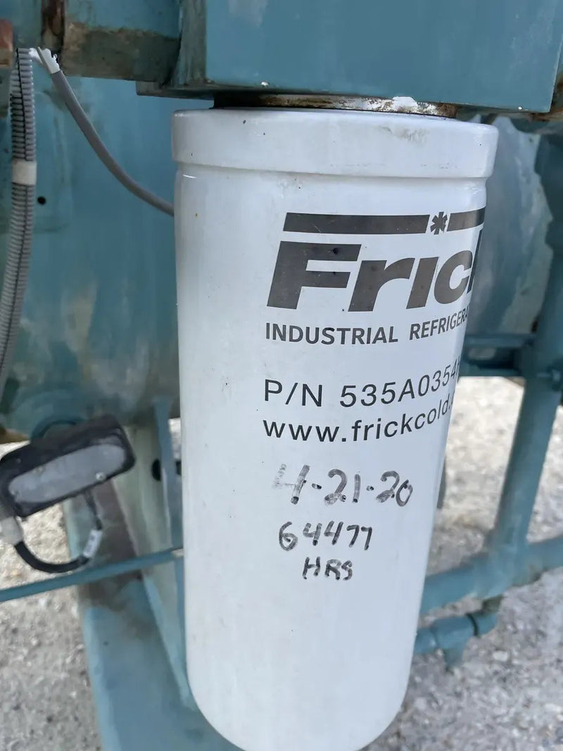 Paquete de compresor de tornillo rotativo Frick RXF-50-H (Frick XJF120S, 150 HP 230/460 V, panel de control Frick Micro)