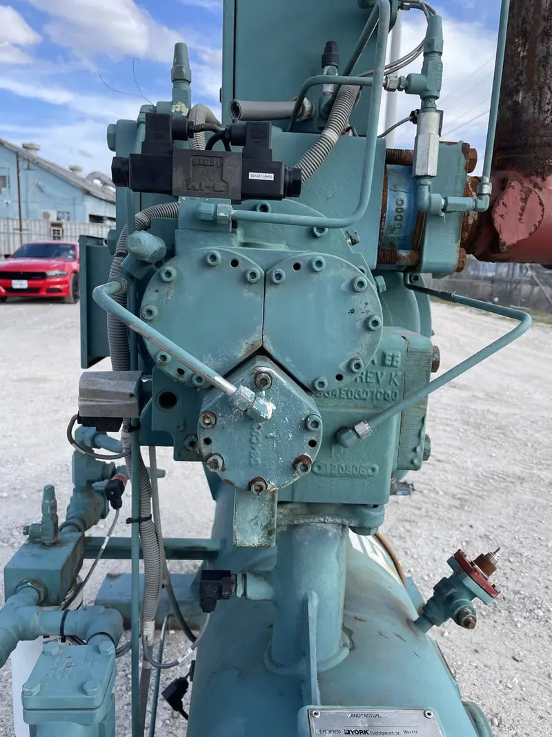 Frick RXF-50-H Rotary Screw Compressor Package (Frick XJF120S, 150 HP 230/460 V, Frick Micro Control Panel)