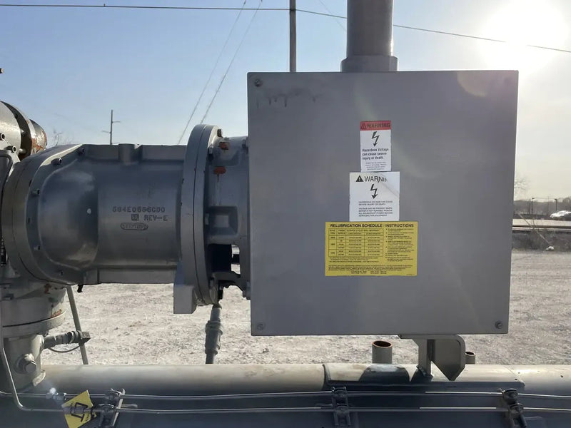 Frick RWF-134-E Rotary Screw Compressor Package (Frick SGC1918, 250 HP 460 V, Frick Micro Control Panel)