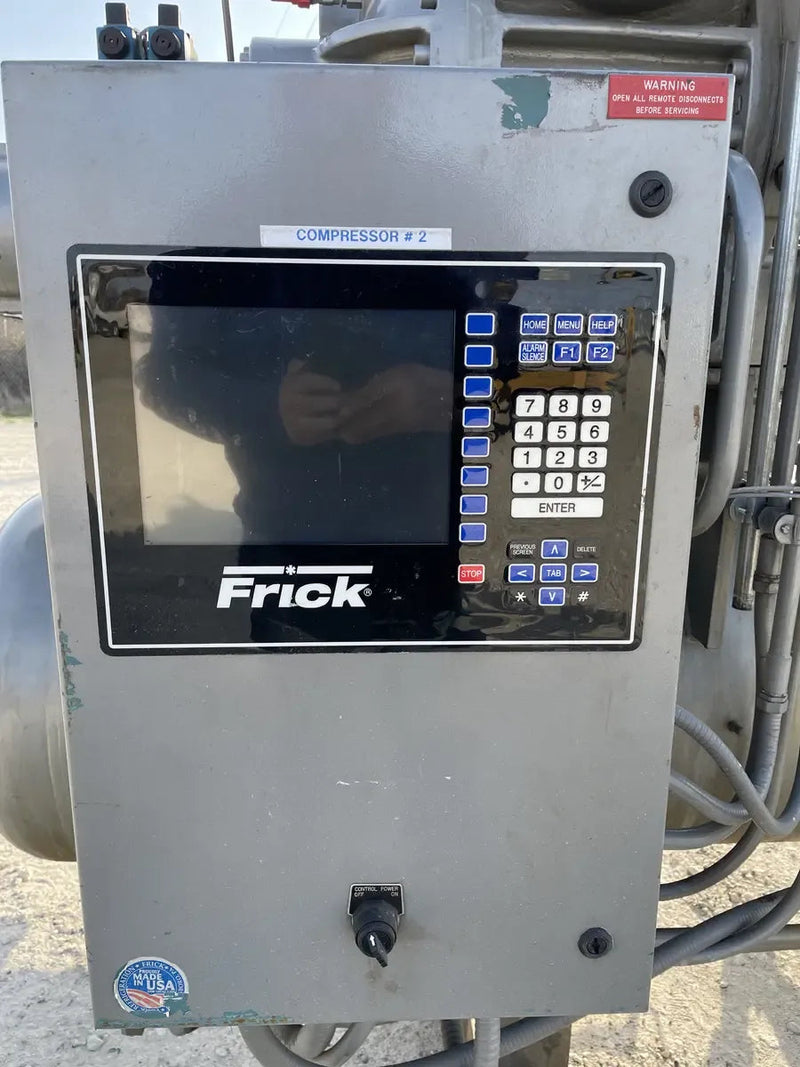 Frick RWF-134-E Rotary Screw Compressor Package (Frick SGC1918, 250 HP 460 V, Frick Micro Control Panel)