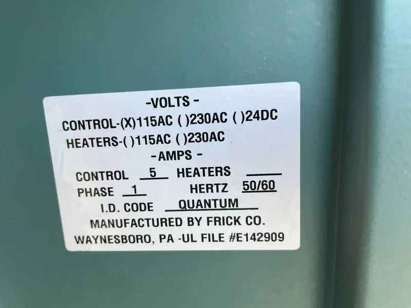 Frick RWF-134-E Rotary Screw Compressor Package (Frick SGC1918, 250 HP 460 V, Frick Micro Control Panel)