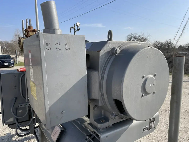 Paquete de compresor de tornillo rotativo Frick RWE-134-E (Frick SGC1918, 250 HP 460 V, panel de control Frick Micro)