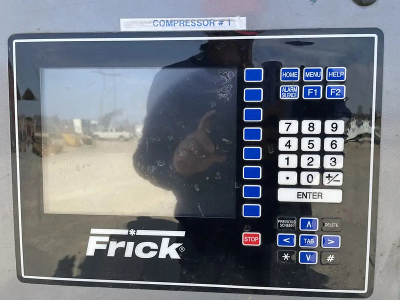 Paquete de compresor de tornillo rotativo Frick RWE-134-E (Frick SGC1918, 250 HP 460 V, panel de control Frick Micro)