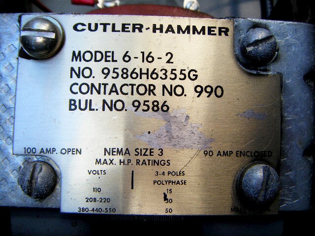 Eaton Cutler – Hammer Unitrol Double Sided Motor Control Centers Eaton Cutler - Hammer 