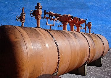 E.L. Nickell Horizontal Ammonia Receiver- 5000 Gallon E. L. Nickell 