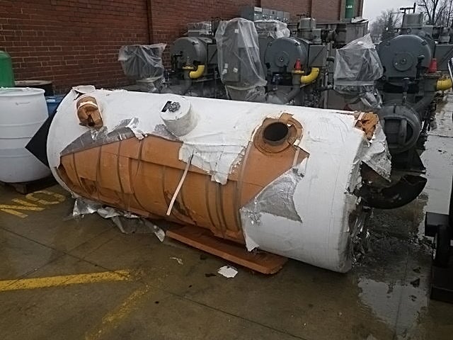 EL Nickell Vertical Ammonia Accumulator - 400 gallons Hansen Technologies 