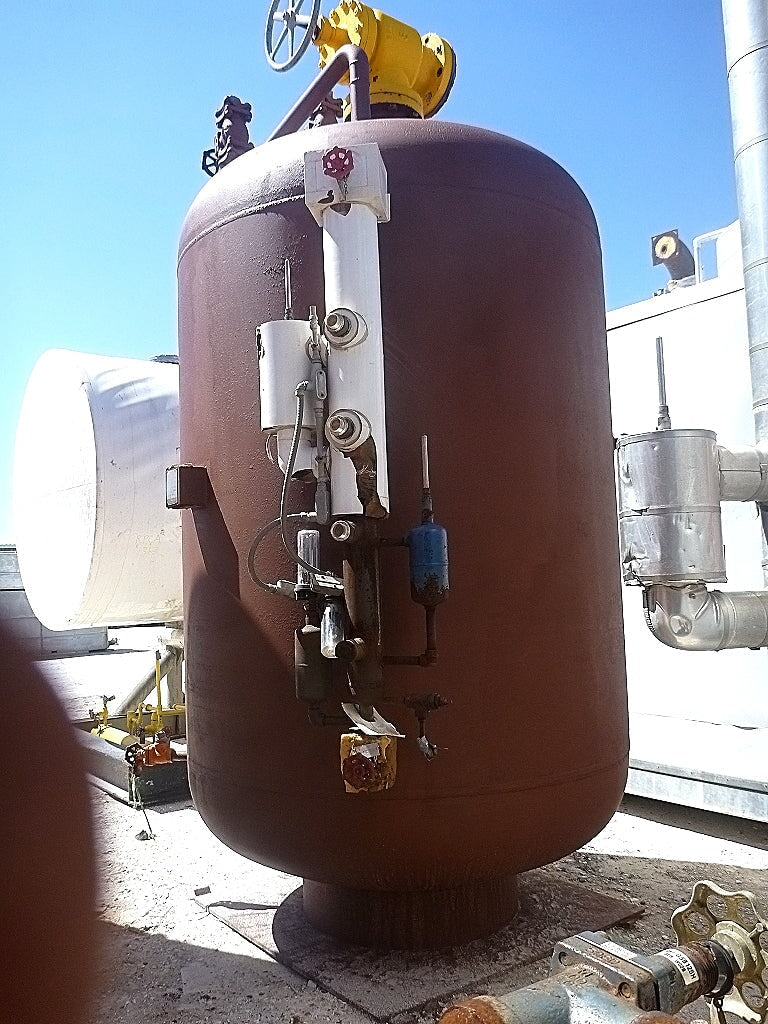 E.L. Nickell Vertical Ammonia Receiver - 1500 gallons E.L. Nickell 