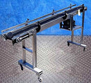 Elevated Stainless Steel Belt Conveyor Not Specified 