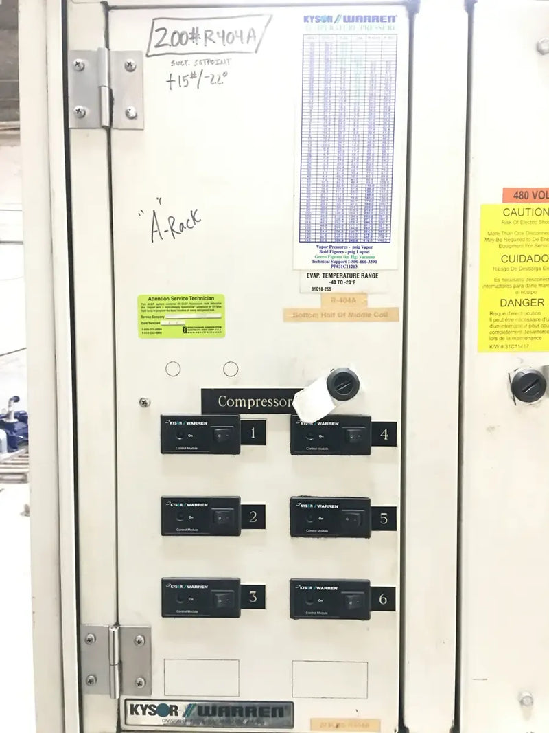 Kysor/Warren TZ600-034-SL-4-DSSA-A Motor Control Center - HP