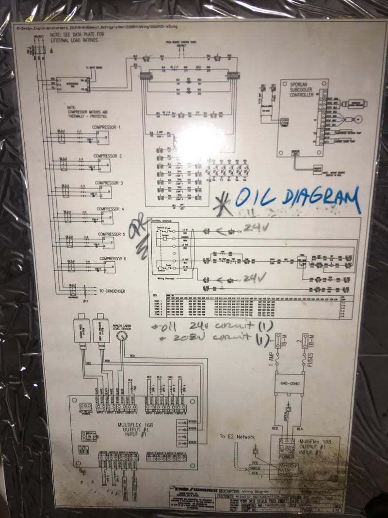 Kysor/Warren TZ600-034-SL-4-DSSA-A Motor Control Center - HP