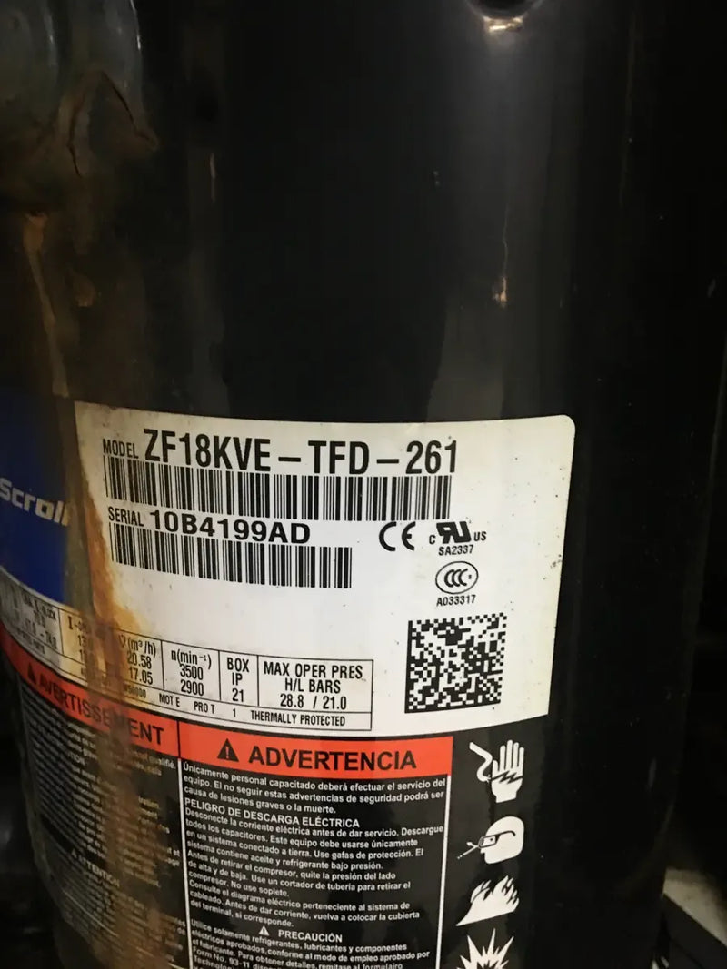 Kysor/Warren TZ600-034-SL-4-DSSA-A Motor Control Center - HP